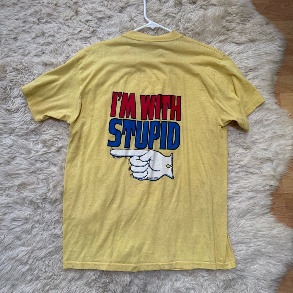 Classic vintage joke T-shirt, circa 1980s
